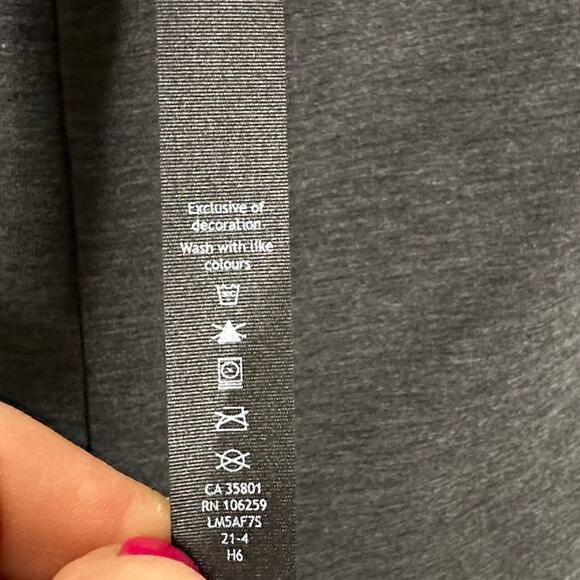 LULULEMON GridLiner Fleece Jogger Heathered Charcoal Gray Sz M {3M30} - Picture 6 of 6